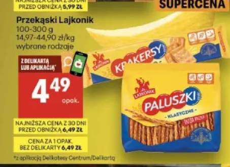 Krakersy Lajkonik +1 wariant