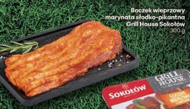 Boczek wieprzowy marynata słodko-pikantna Grill House Sokołów