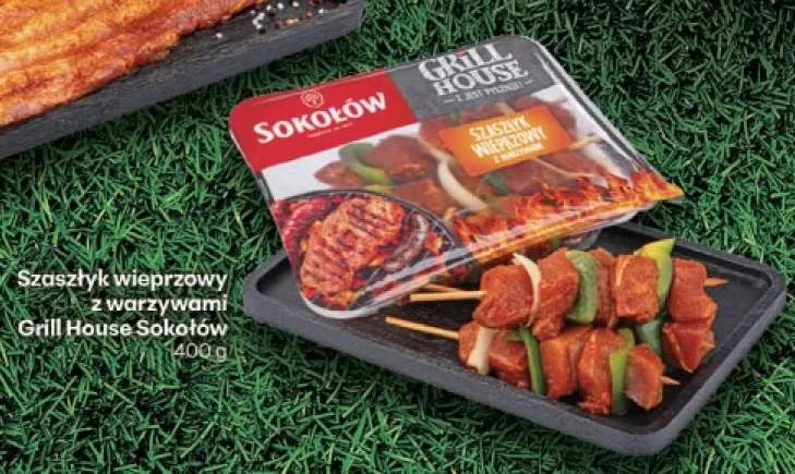 Szaszłyk wieprzowy z warzywami Grill House Sokołów