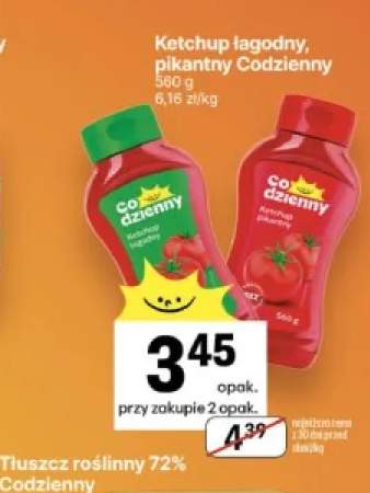 Ketchup łagodny Codzienny +1 wariant