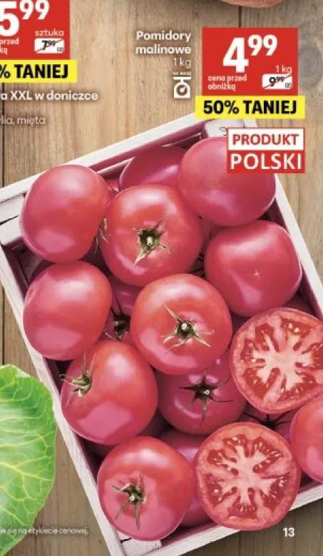 Pomidory malinowe polskie