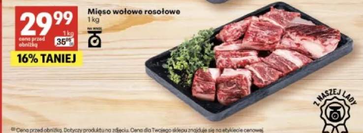 Mięso wołowe rosołowe