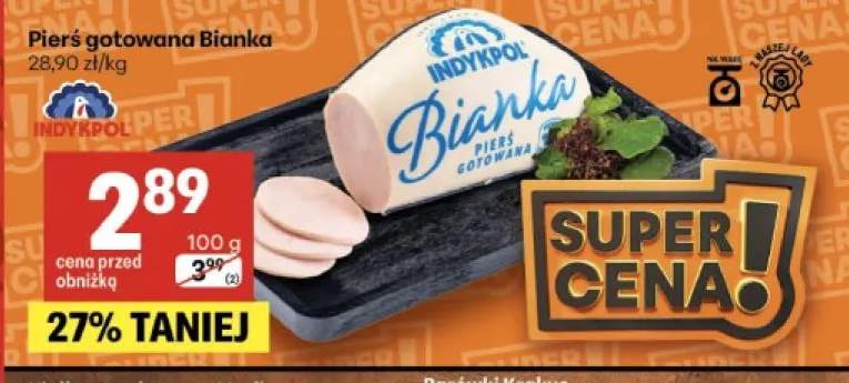 Pierś gotowana Bianka Indykpol