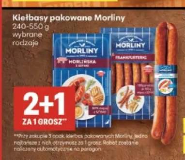 Kiełbaski Frankfurterki Morliny +1 wariant