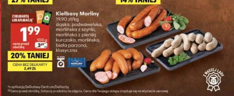 Kiełbasa śląska Morliny +5 wariantów