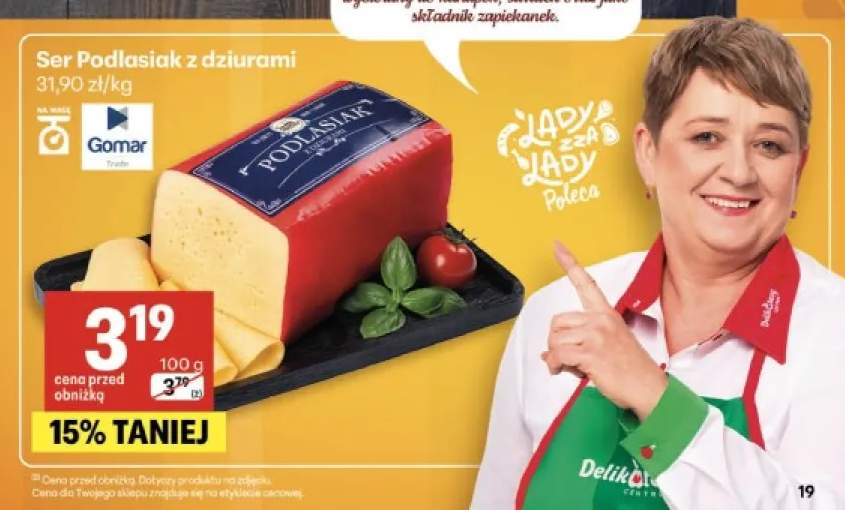 Ser Podlasiak z dziurami Gomar