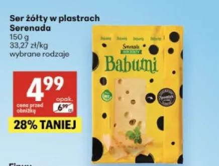 Ser żółty w plastrach Serenada Babumi