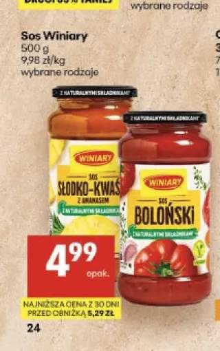 Sos Słodko-Kwaśny z ananasem Winiary +1 wariant