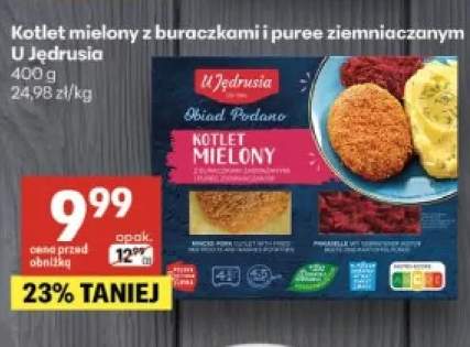 Kotlet mielony z buraczkami i puree ziemniaczanym U Jędrusia