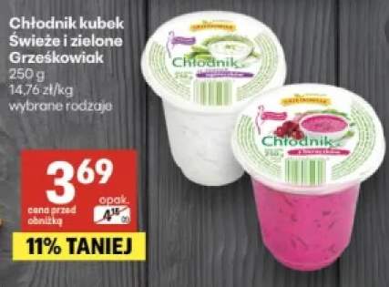 Chłodnik z ogórków Świeże i zielone Grześkowiak +1 wariant
