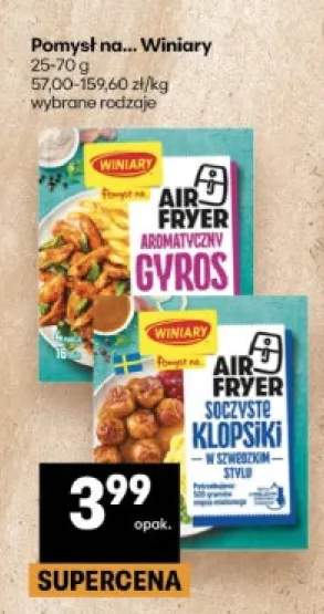 Pomysł na... Winiary Air Fryer Aromatyczny Gyros +1 wariant