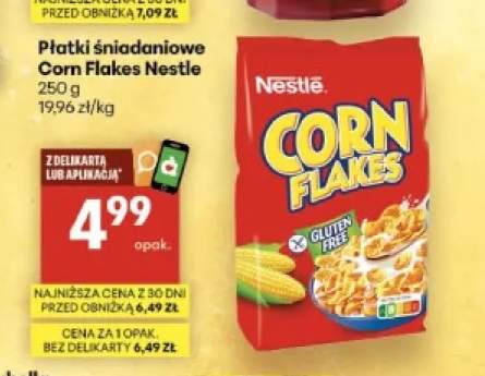 Płatki śniadaniowe Corn Flakes Nestle Gluten Free