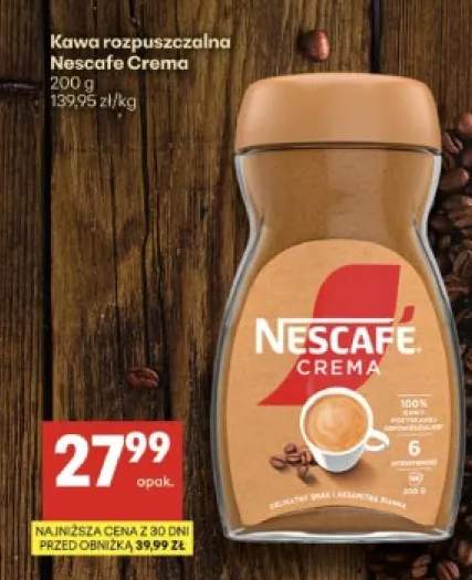 Kawa rozpuszczalna Nescafe Crema