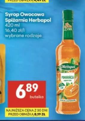 Syrop owocowy Herbapol Spiżarnia Pomarańcza