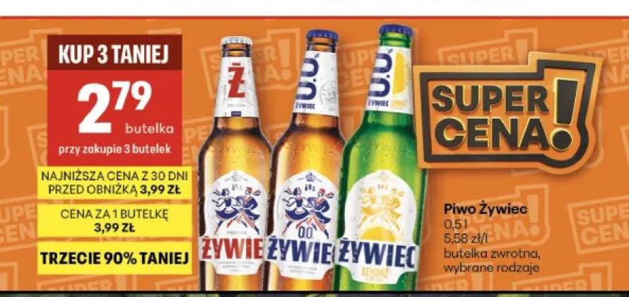 Piwo bezalkoholowe Żywiec +2 warianty