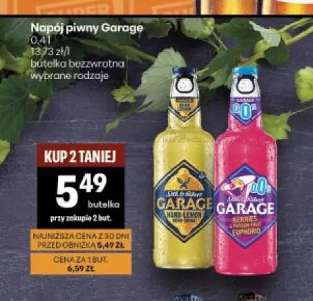 Napój piwny Garage Hard Lemon +1 wariant