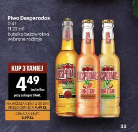 Piwo Desperados Original +1 wariant
