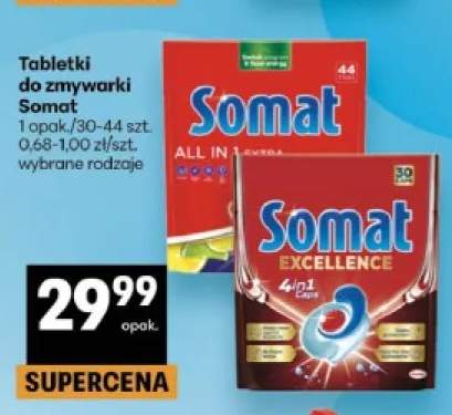 Tabletki do zmywarki Somat All in 1 +1 wariant