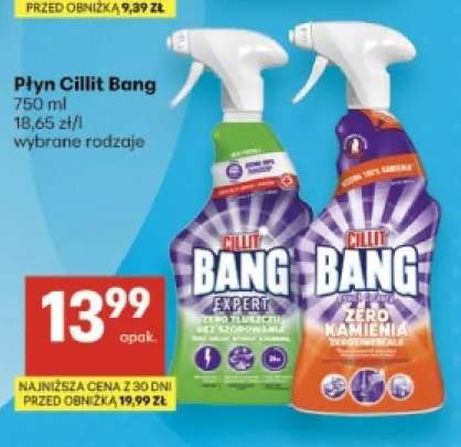 Płyn Cillit Bang Expert Zero Tłuszczu +1 wariant