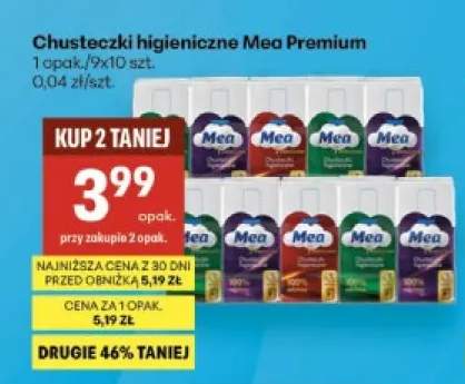Chusteczki higieniczne Mea Premium 9-pak