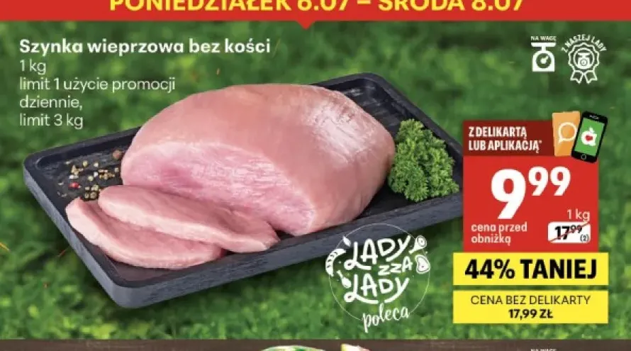 Szynka wieprzowa bez kości Z Naszej Lady