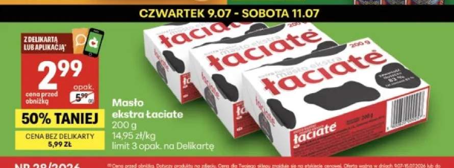 Masło ekstra Łaciate