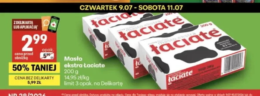 Masło ekstra Łaciate