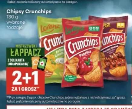Chipsy Crunchips Pieczone Żeberka +2 warianty