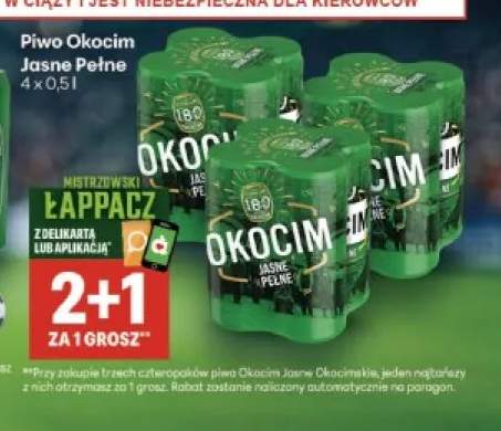 Piwo Okocim Jasne Pełne 4-pak