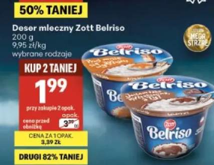 Deser mleczny Zott Belriso