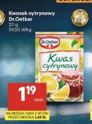 Kwasek cytrynowy Dr.Oetker
