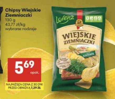 Chipsy Wiejskie Ziemniaczki Koperek