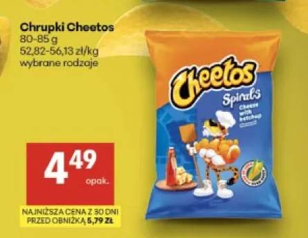 Chrupki Cheetos Spirals Cheese & Ketchup