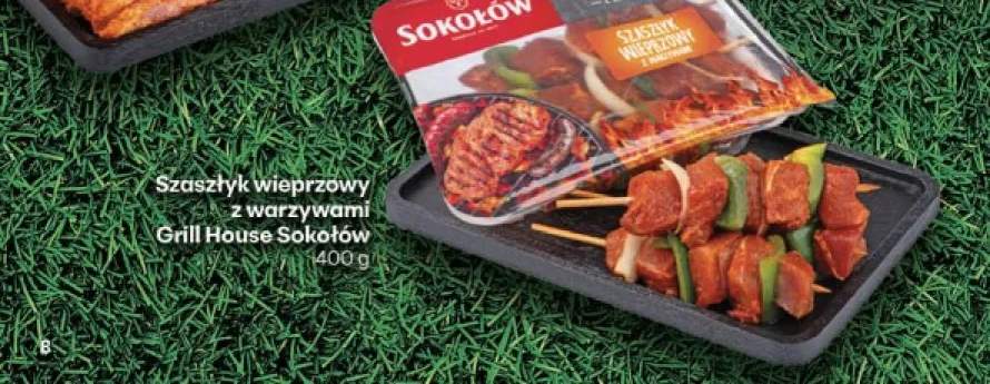 Szaszłyk wieprzowy z warzywami Grill House Sokołów