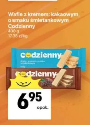 Wafle z kremem kakaowym Codzienny +1 wariant