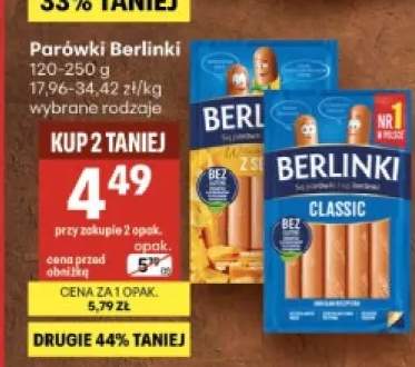 Parówki Berlinki Classic +1 wariant