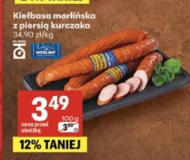 Kiełbasa morlińska z piersią kurczaka Morliny
