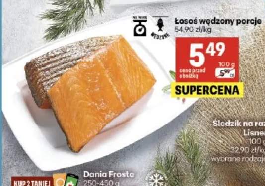 Łosoś wędzony porcje