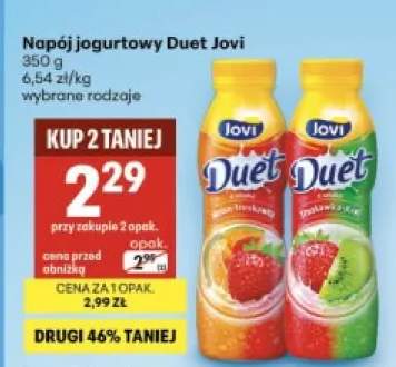 Napój jogurtowy Duet Jovi melon-truskawka +1 wariant