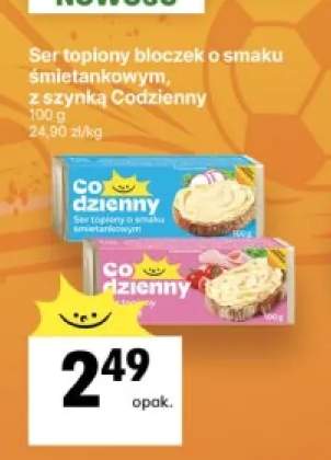 Ser topiony bloczek z szynką Codzienny +1 wariant