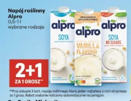 Napój roślinny Alpro Soya +2 warianty