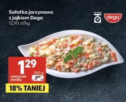 Sałatka jarzynowa z jajkiem Dega