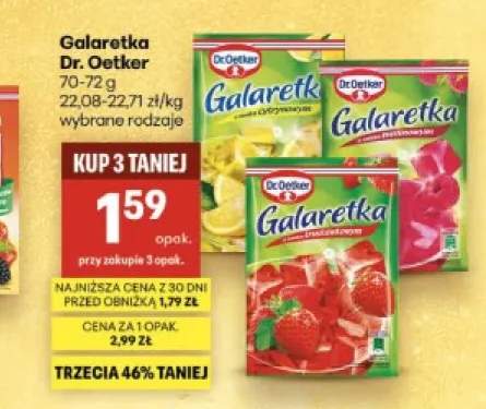 Galaretka o smaku cytrynowym Dr.Oetker +2 warianty