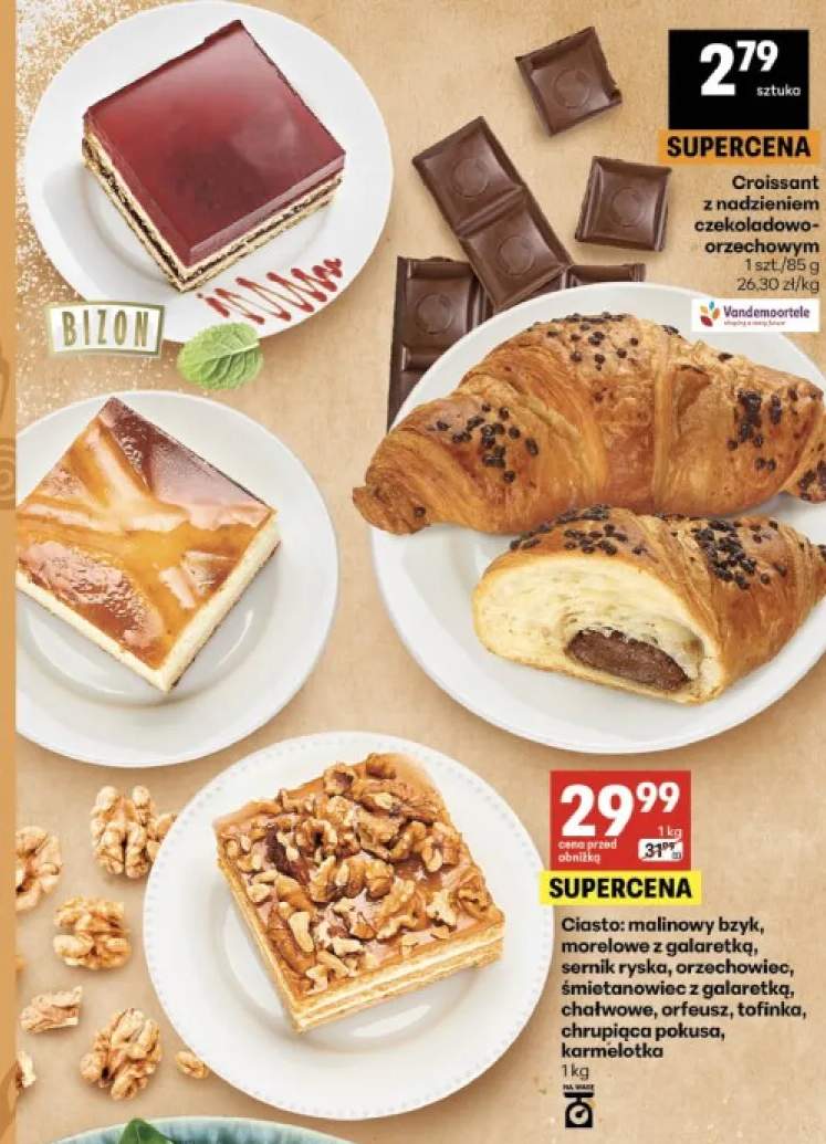 Ciasto malinowy bzyk Bizon +9 wariantów