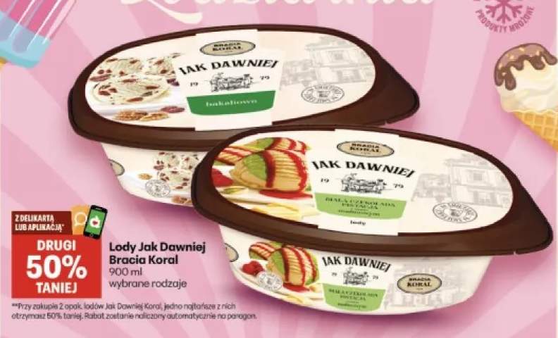 Lody Jak Dawniej Bracia Koral bakaliowe +1 wariant