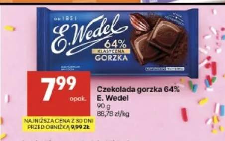 Czekolada gorzka 64% E. Wedel klasyczna