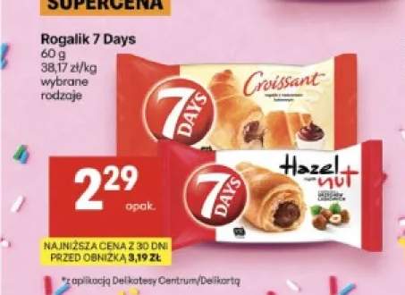 Rogalik 7 Days Croissant Hazelnut +1 wariant