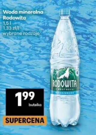Woda mineralna Rodowita niegazowana