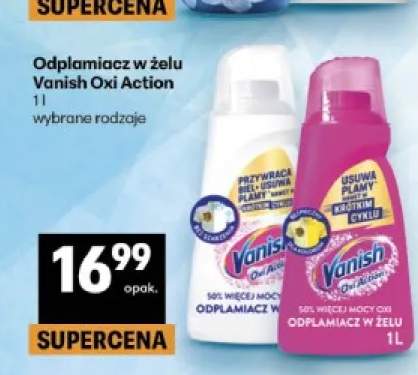 Odplamiacz w żelu Vanish Oxi Action Pink +1 wariant