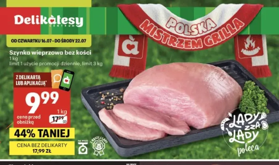 Szynka wieprzowa bez kości